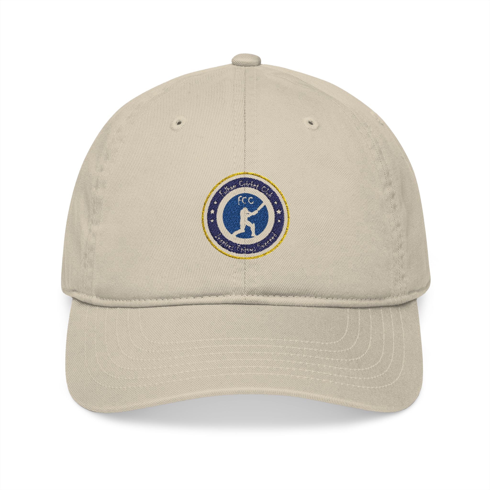 Fulham CC Logo Crest - Embroidered Organic Baseball Cap