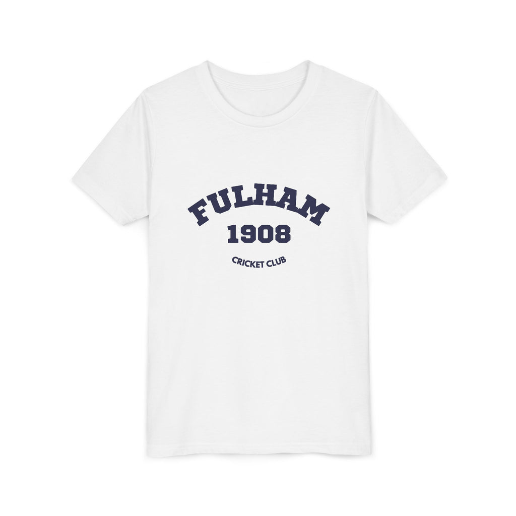 Fulham 1908 Youth Tee — Kids Cricket Club Shirt