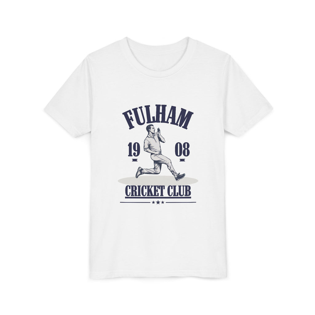 Fulham Cricket Club Youth Tee – Vintage 1908 Cricket Design