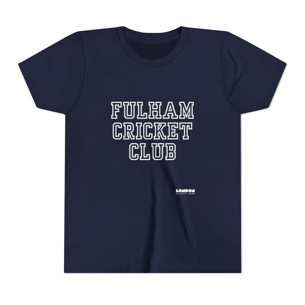 Youth Tee — "Fulham Cricket Club" Vintage Collegiate Kids Shirt