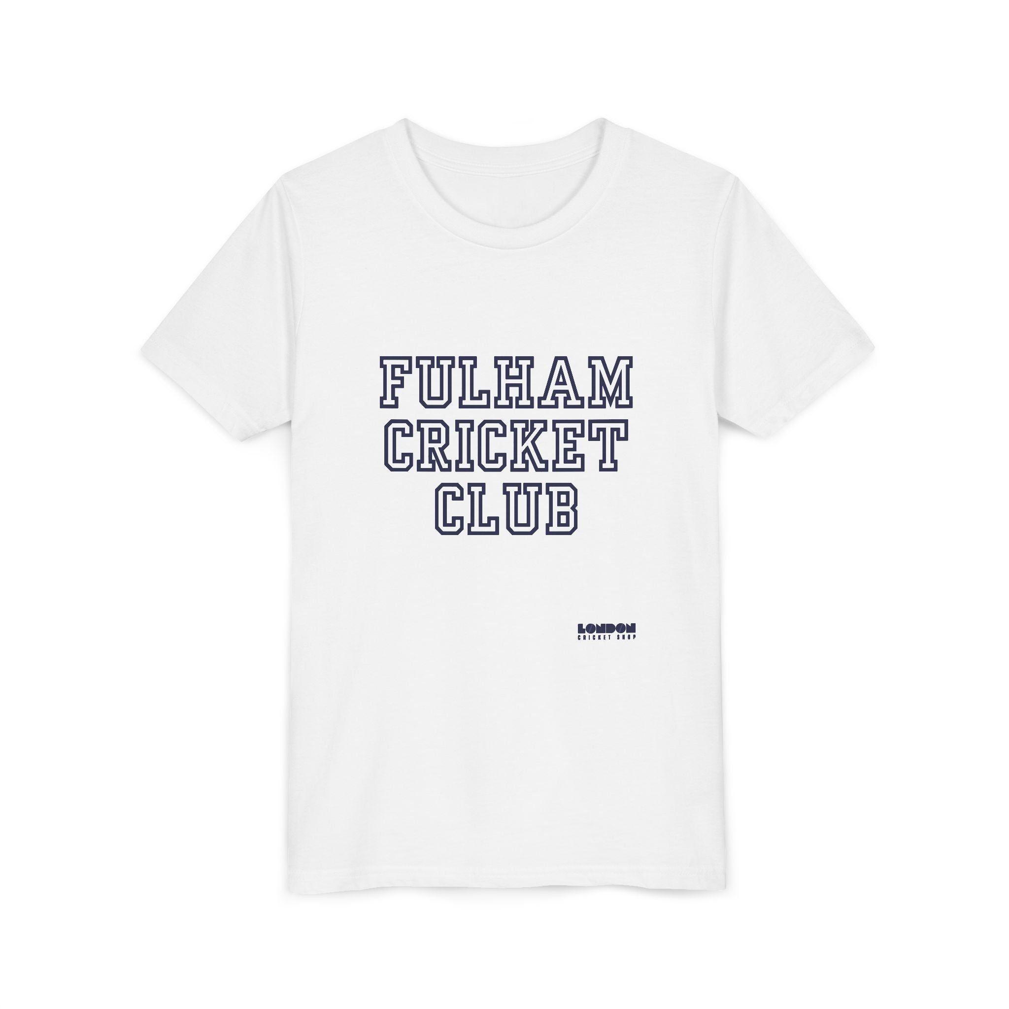 Youth Tee — "Fulham Cricket Club" Vintage Collegiate Kids Shirt