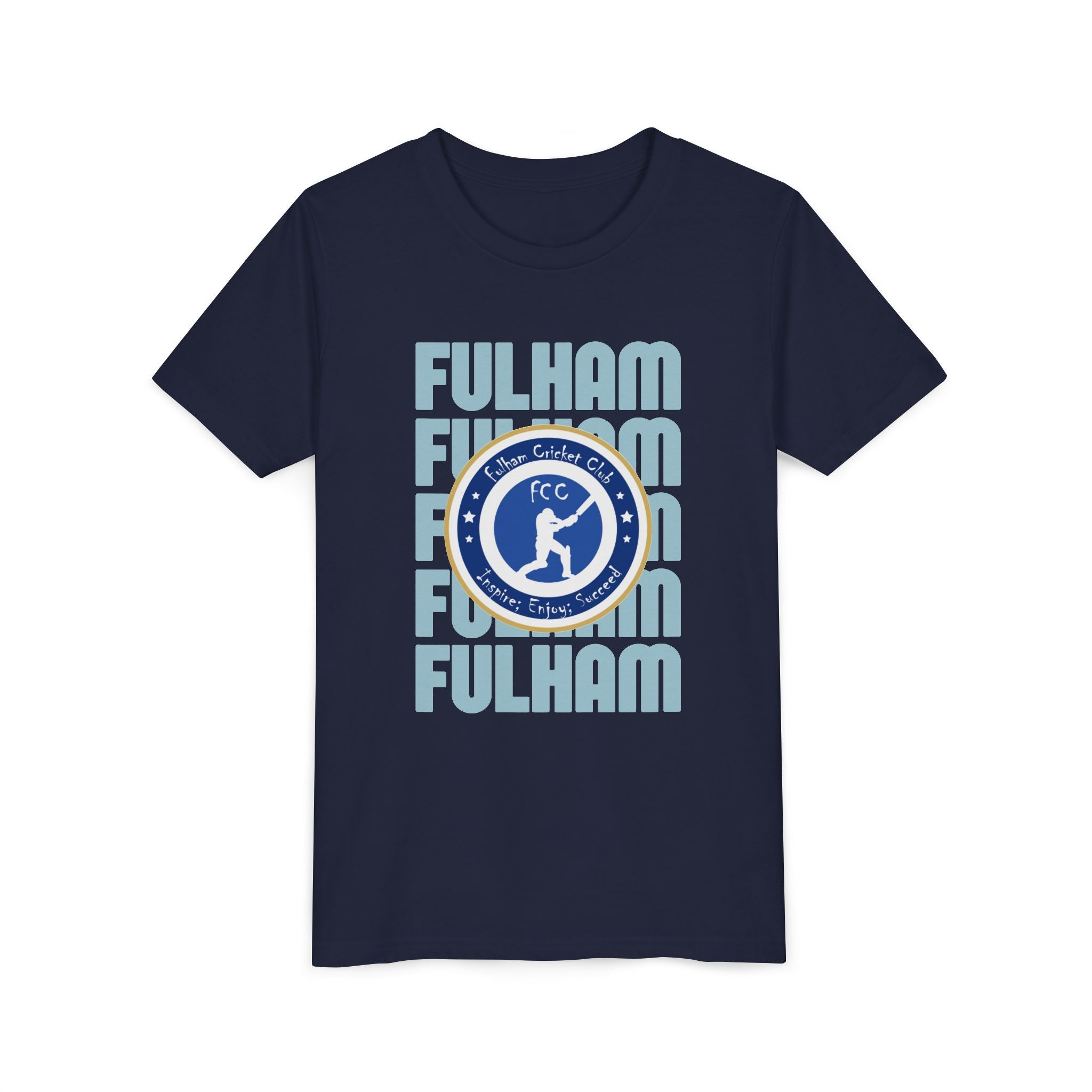 Fulham FC Youth Tee — Repeating Logo Shirt