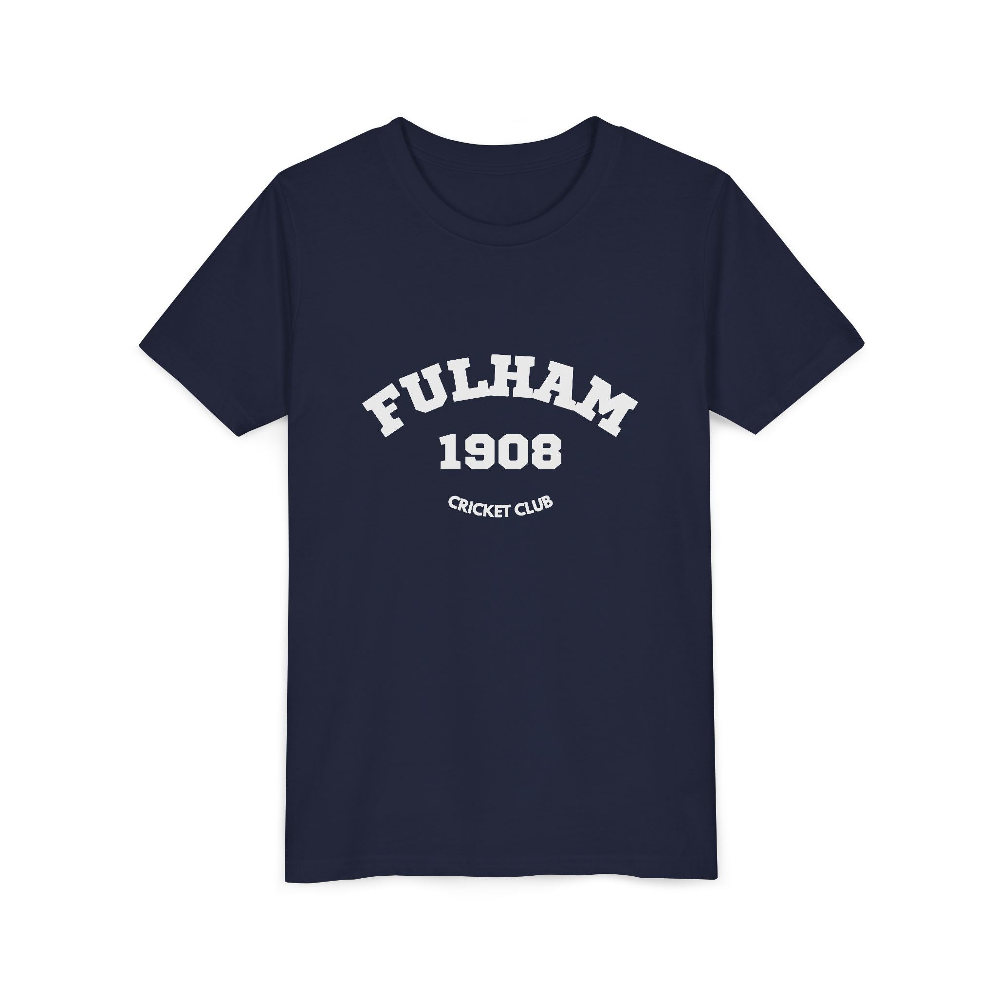 Fulham 1908 Youth Tee — Kids Cricket Club Shirt