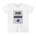 Youth Tee — "Peterborough Rd" Fulham Graphic Cricket Shirt