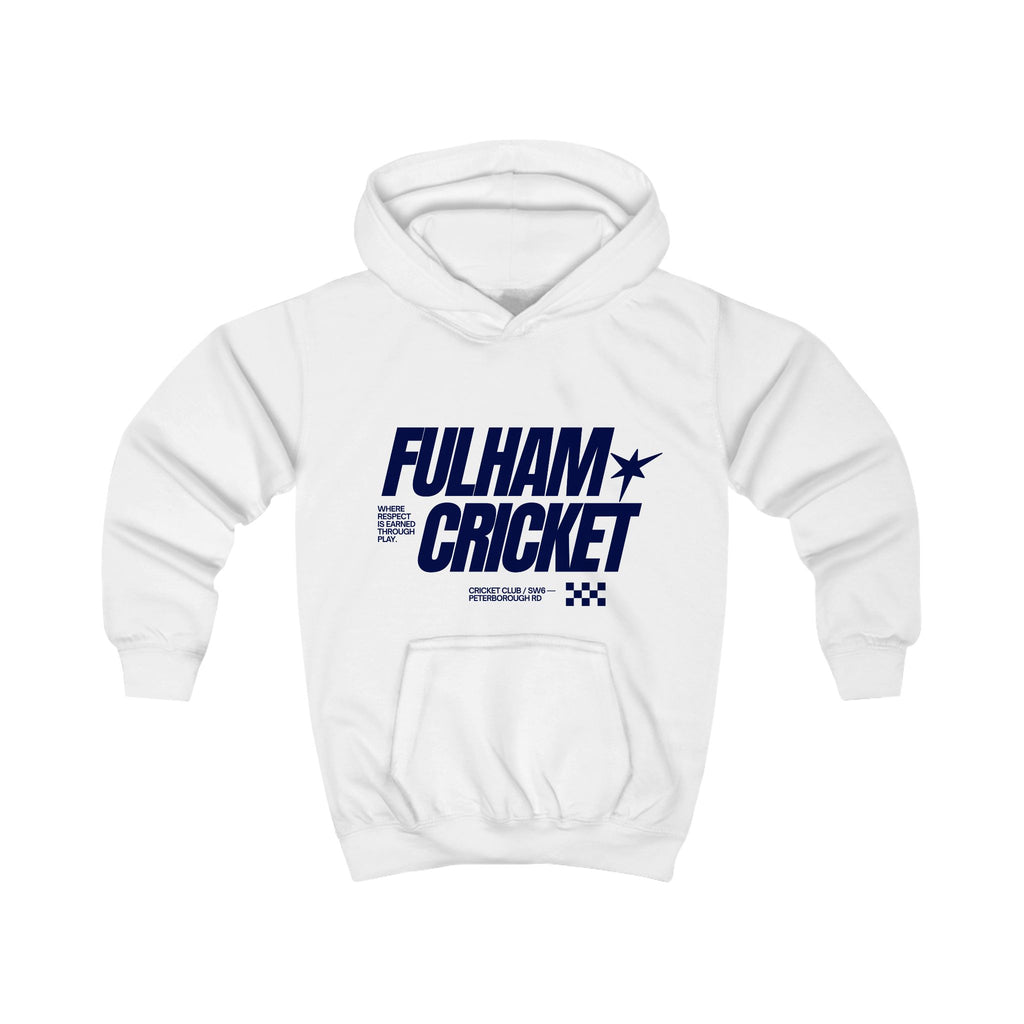 Fulham Cricket Kids Hoodie — Youth Cricket Team Pullover