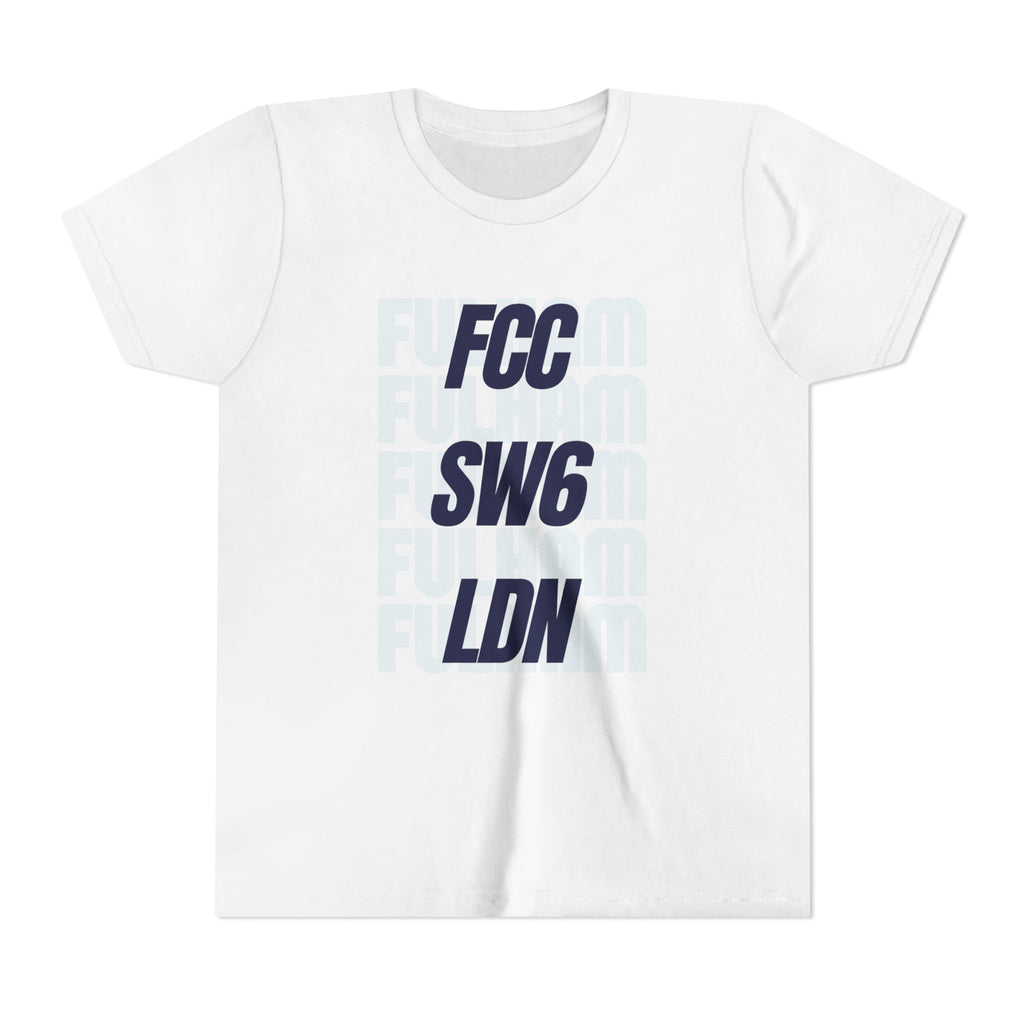 Youth Tee – FCC SW6 LDN Graphic Kids T-Shirt (London SW6 Pride)