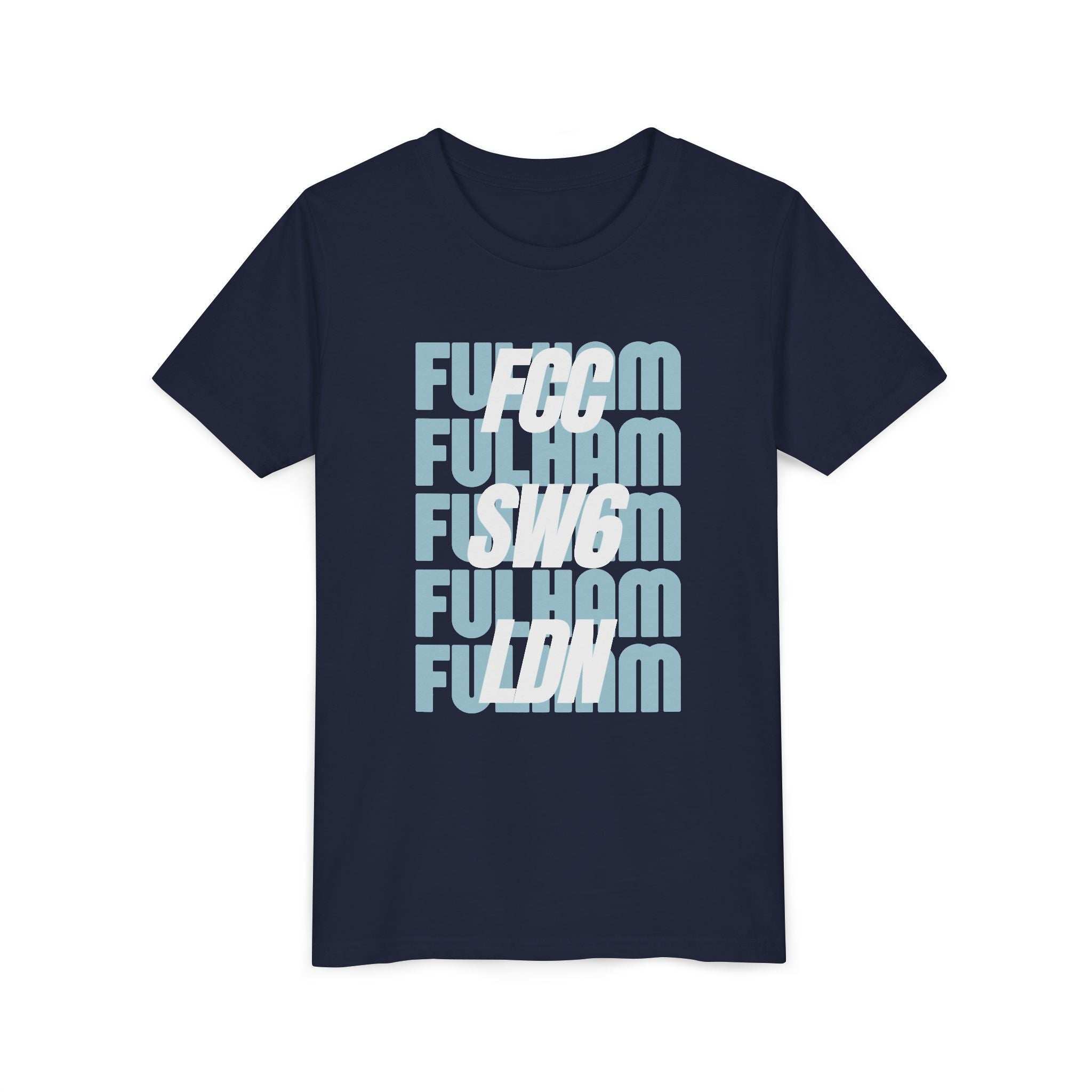 Youth Tee – FCC SW6 LDN Graphic Kids T-Shirt (London SW6 Pride)