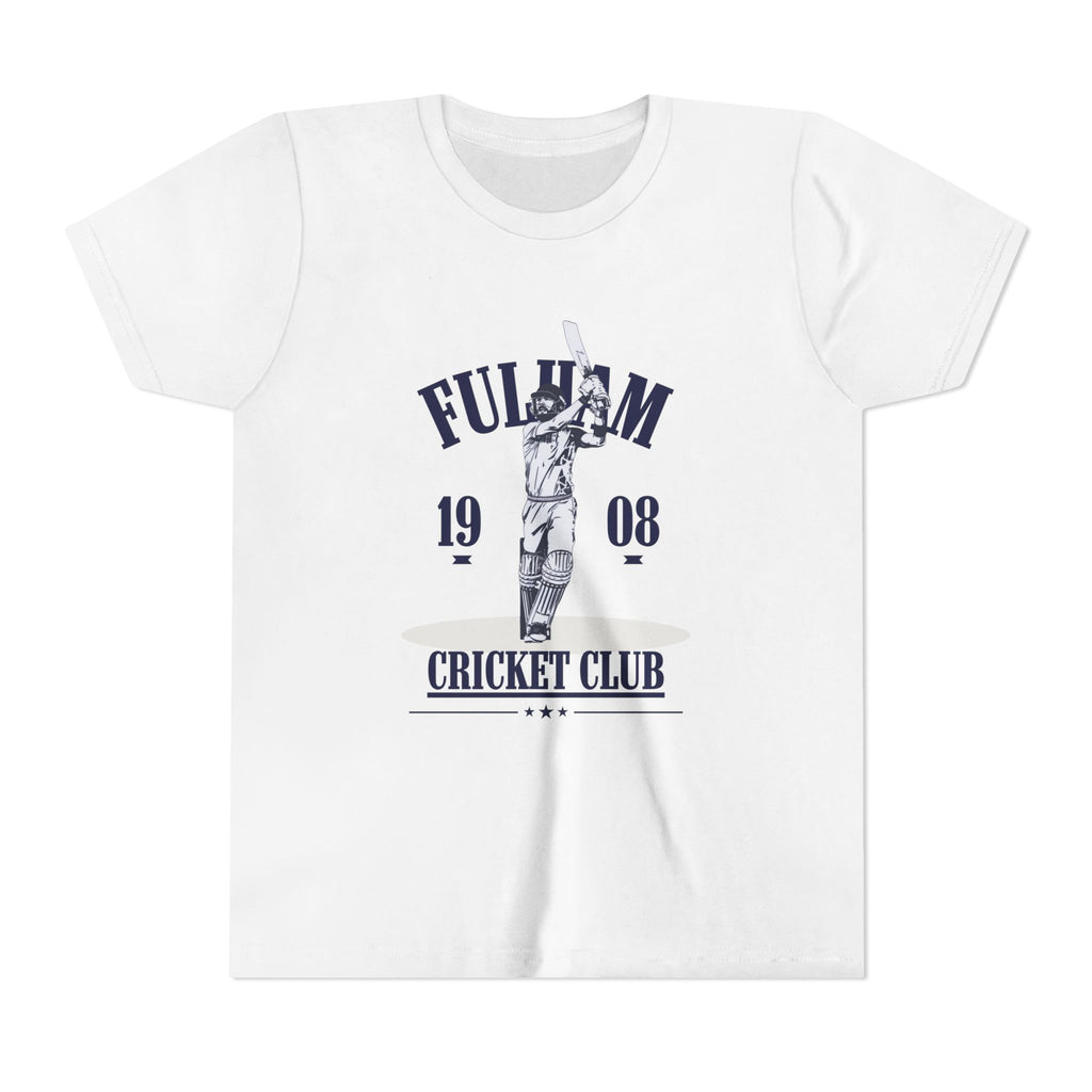 Fulham Cricket Club Youth T‑Shirt – Vintage 1908 Batter Design