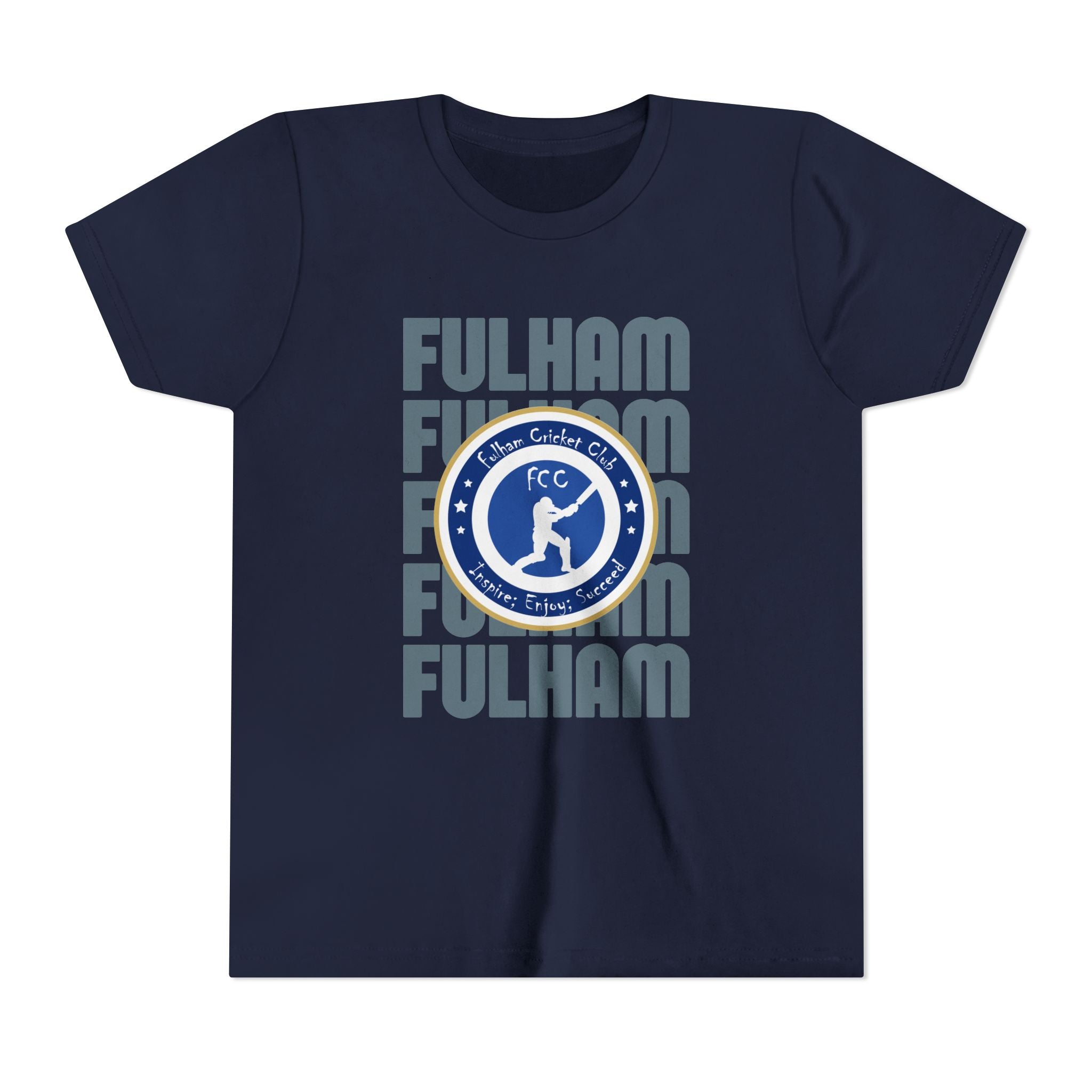 Fulham FC Youth Tee — Repeating Logo Shirt