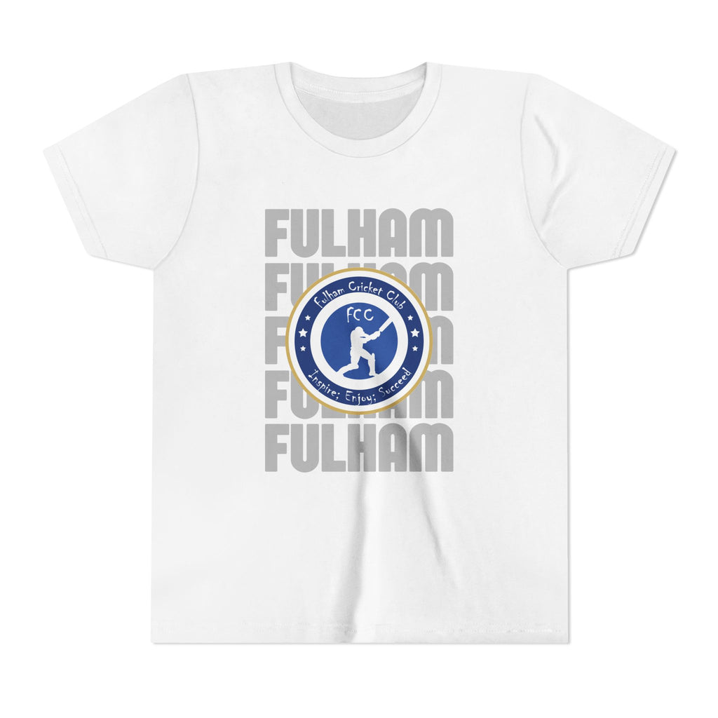 Fulham FC Youth Tee — Repeating Logo Shirt