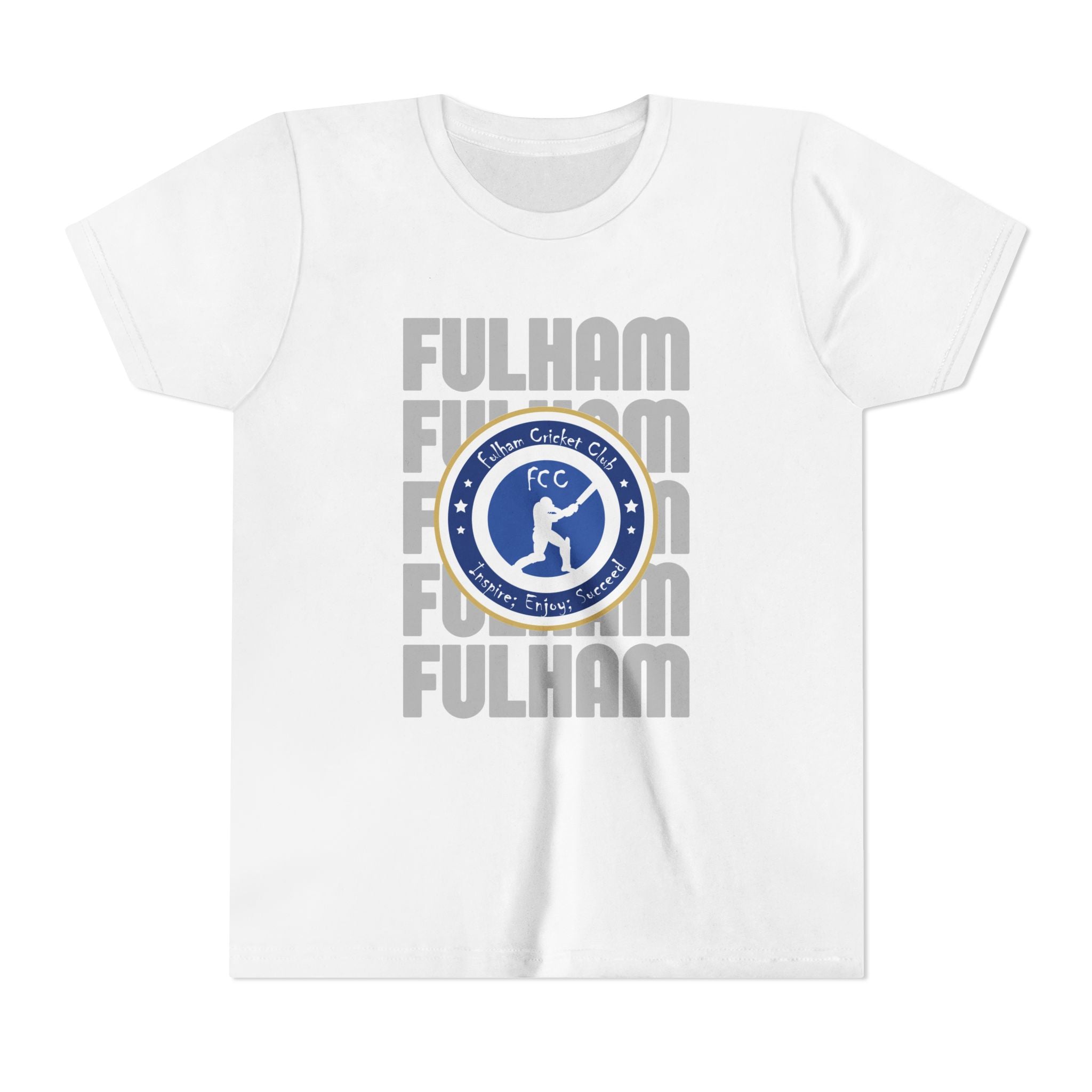 Fulham FC Youth Tee — Repeating Logo Shirt