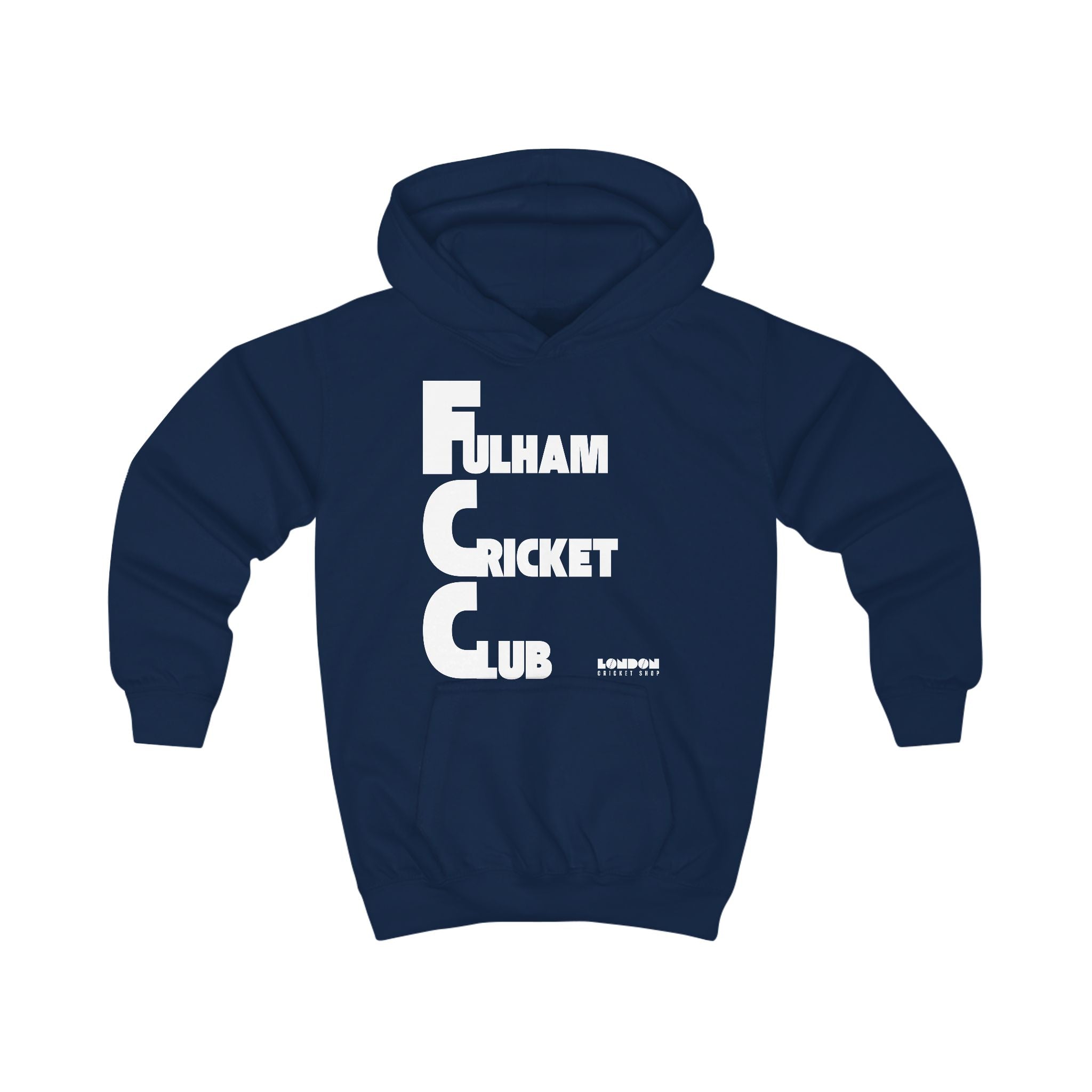 Fulham Cricket Club Kids Hoodie — Youth Cricket Team Pullover