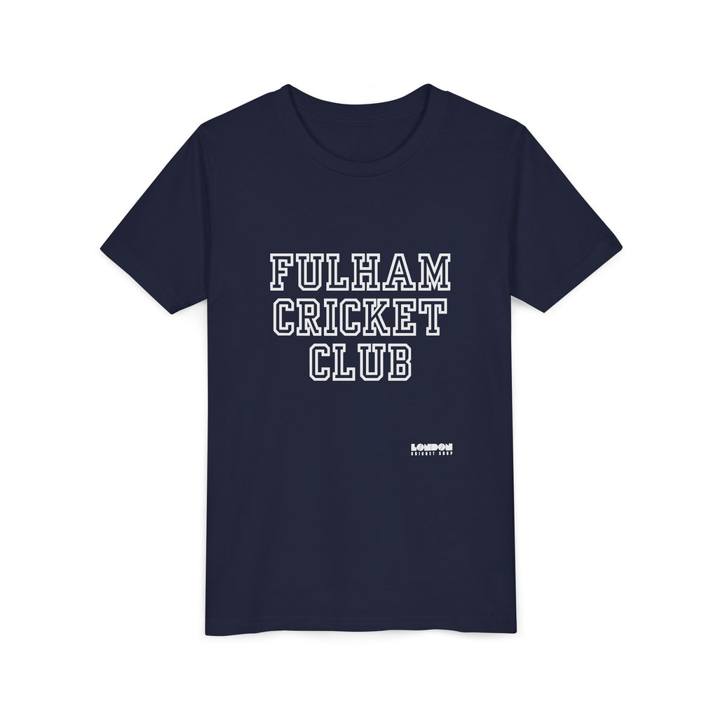 Youth Tee — "Fulham Cricket Club" Vintage Collegiate Kids Shirt