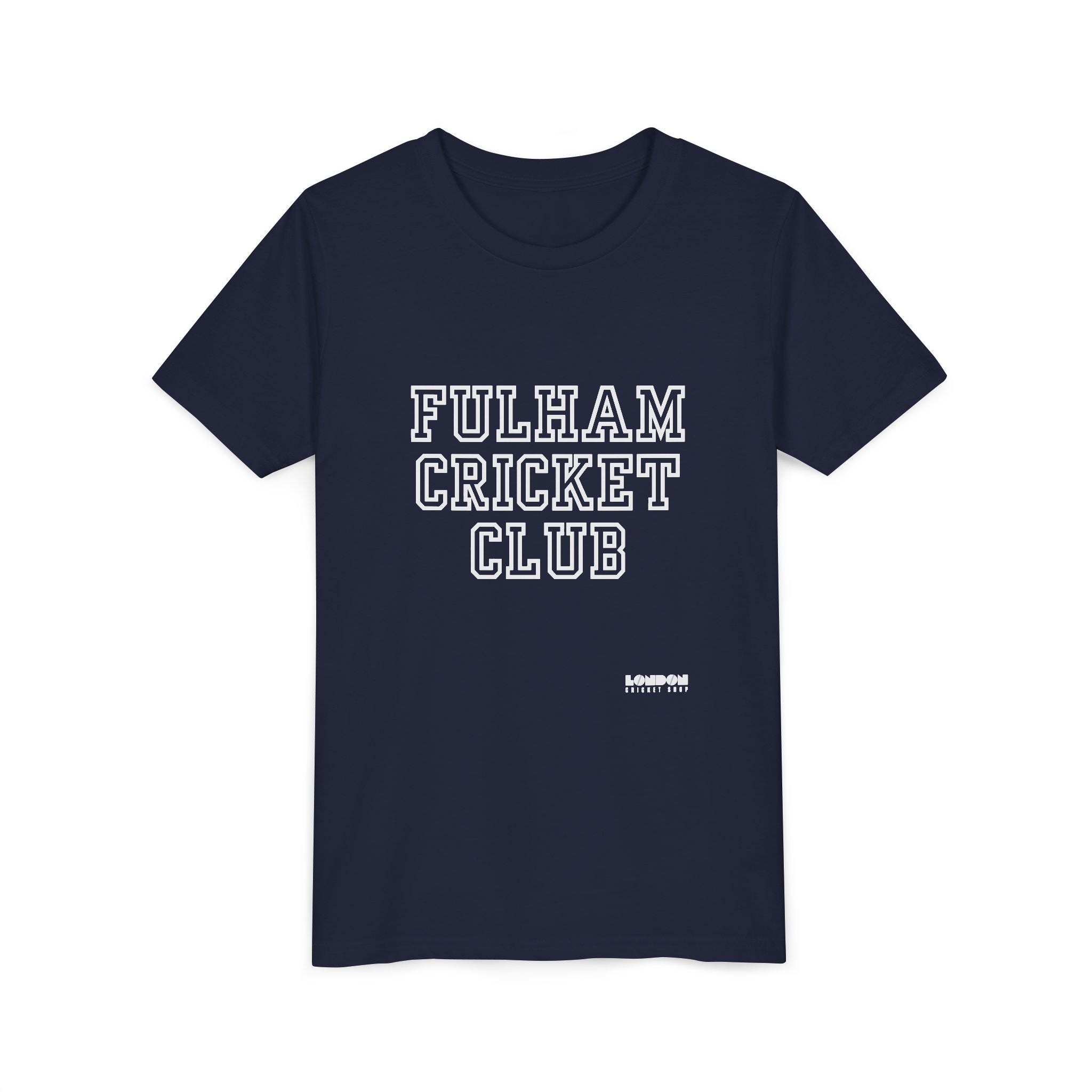 Youth Tee — "Fulham Cricket Club" Vintage Collegiate Kids Shirt