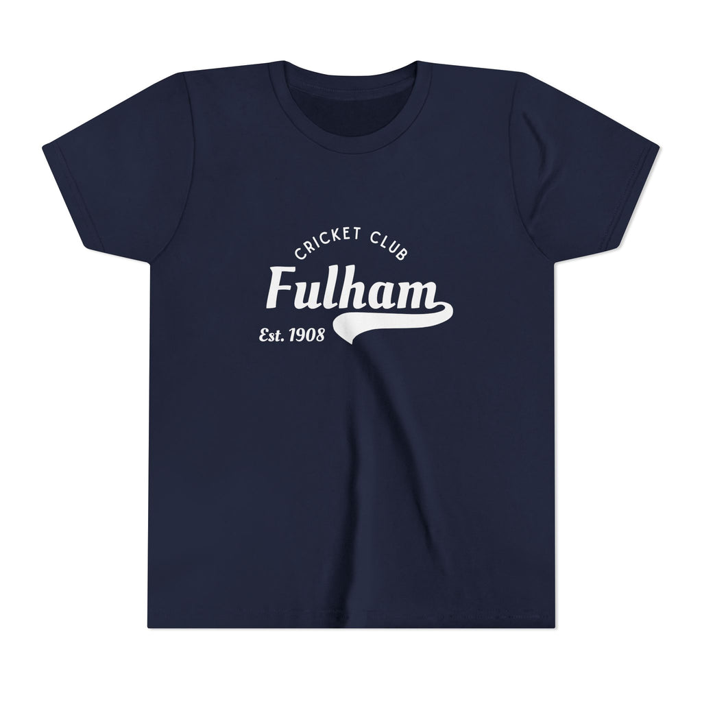 Fulham Cricket Club Youth Tee — 'Fulham Est. 1908' Short Sleeve Shirt