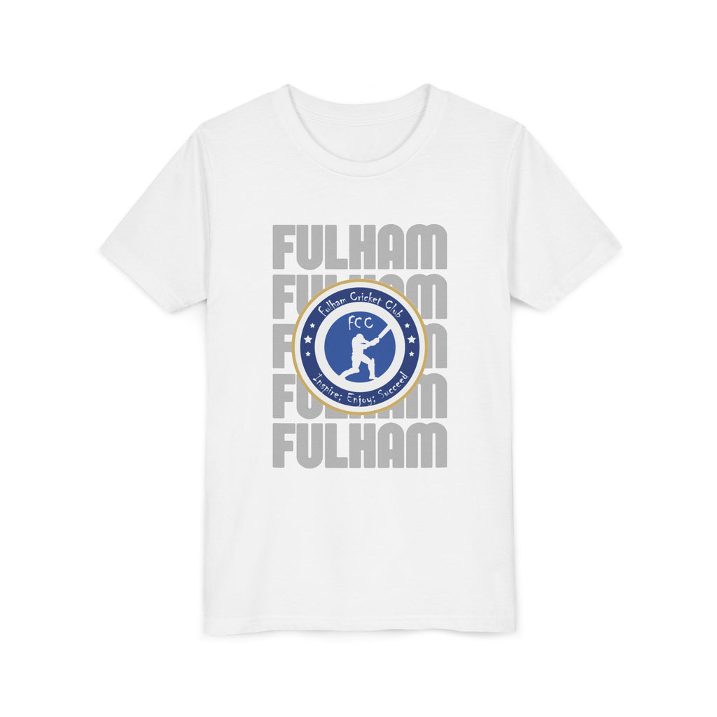 Fulham FC Youth Tee — Repeating Logo Shirt