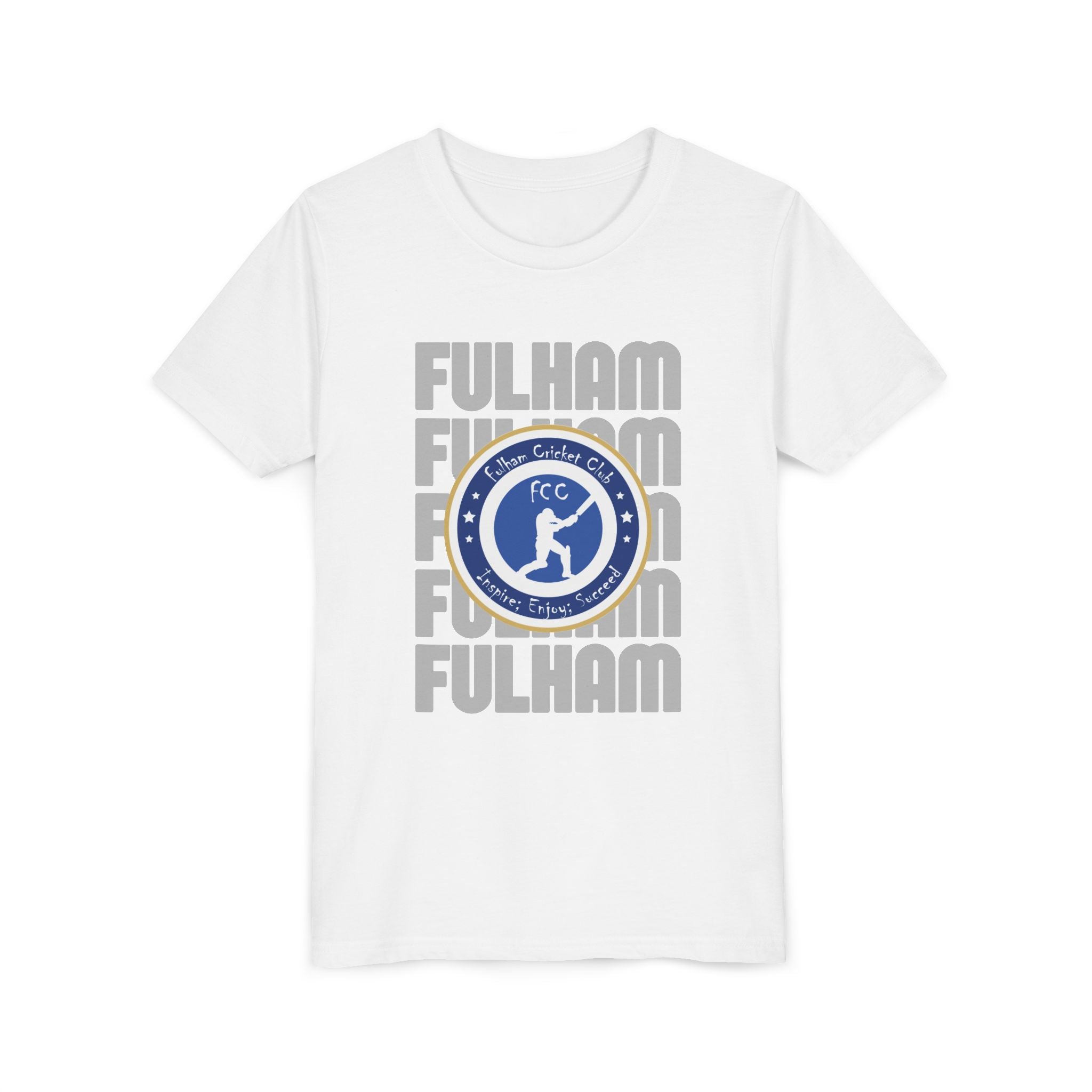 Fulham FC Youth Tee — Repeating Logo Shirt