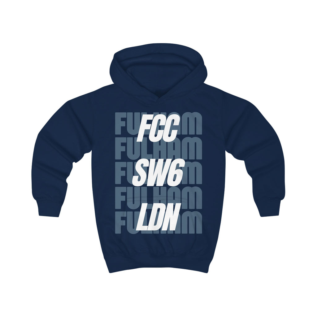 Kids Hoodie - Bold FCC SW6 LDN Streetwear Pullover