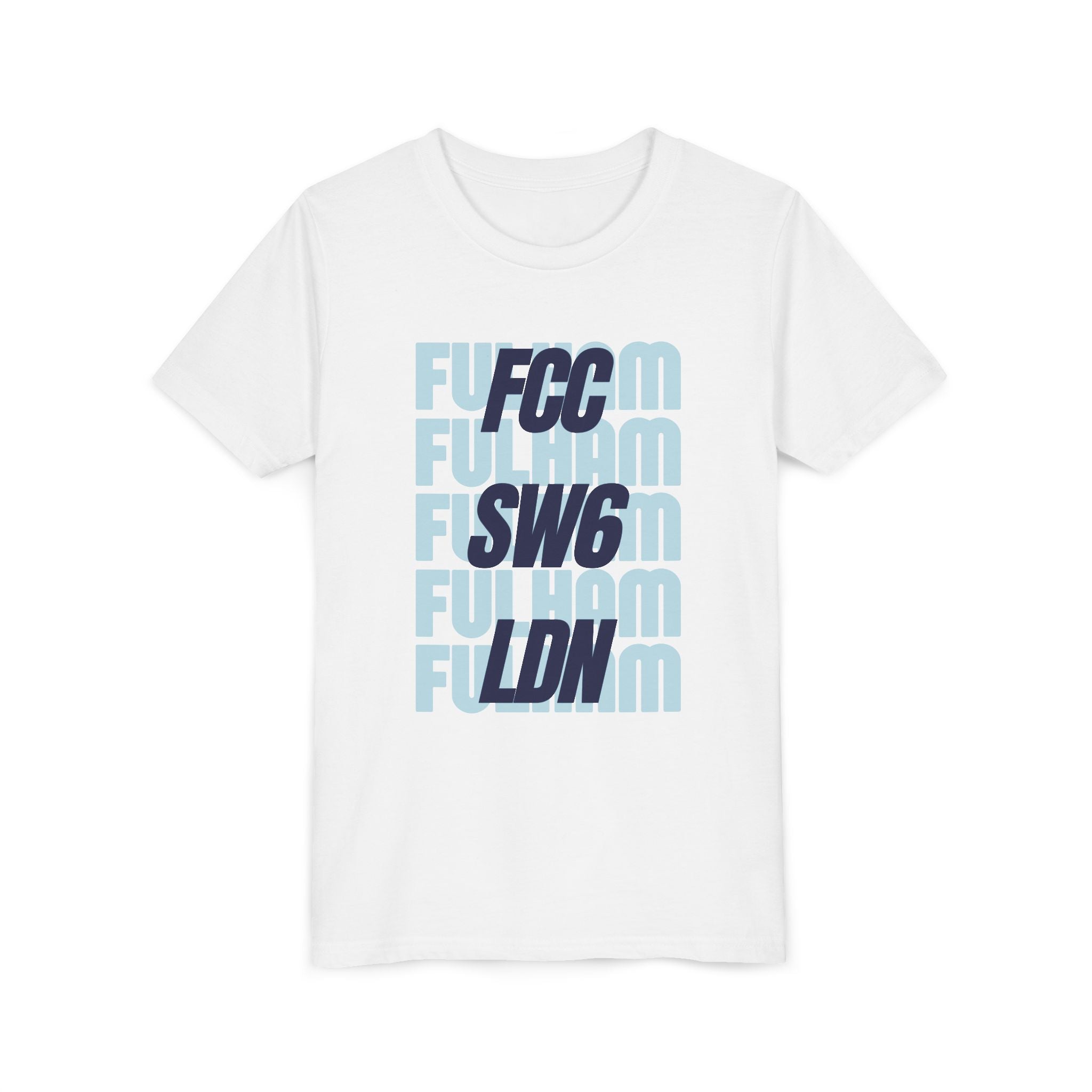 Youth Tee – FCC SW6 LDN Graphic Kids T-Shirt (London SW6 Pride)
