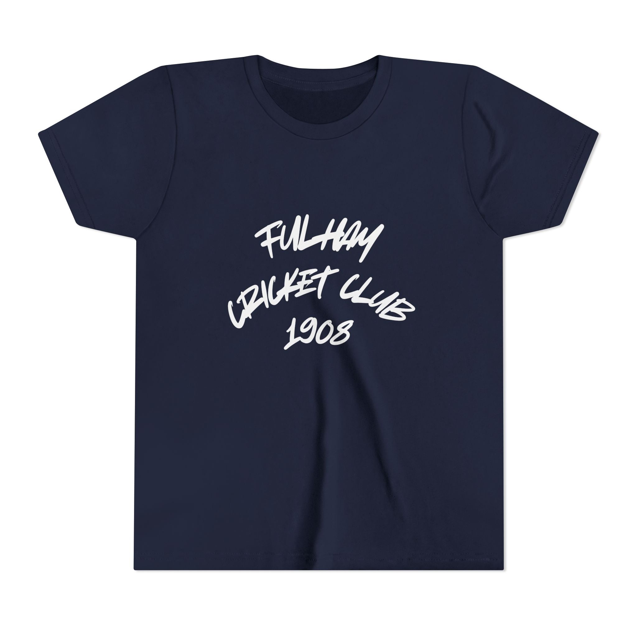 Fulham Cricket Club 1908 Youth Tee — Handwritten Logo Kids T‑Shirt