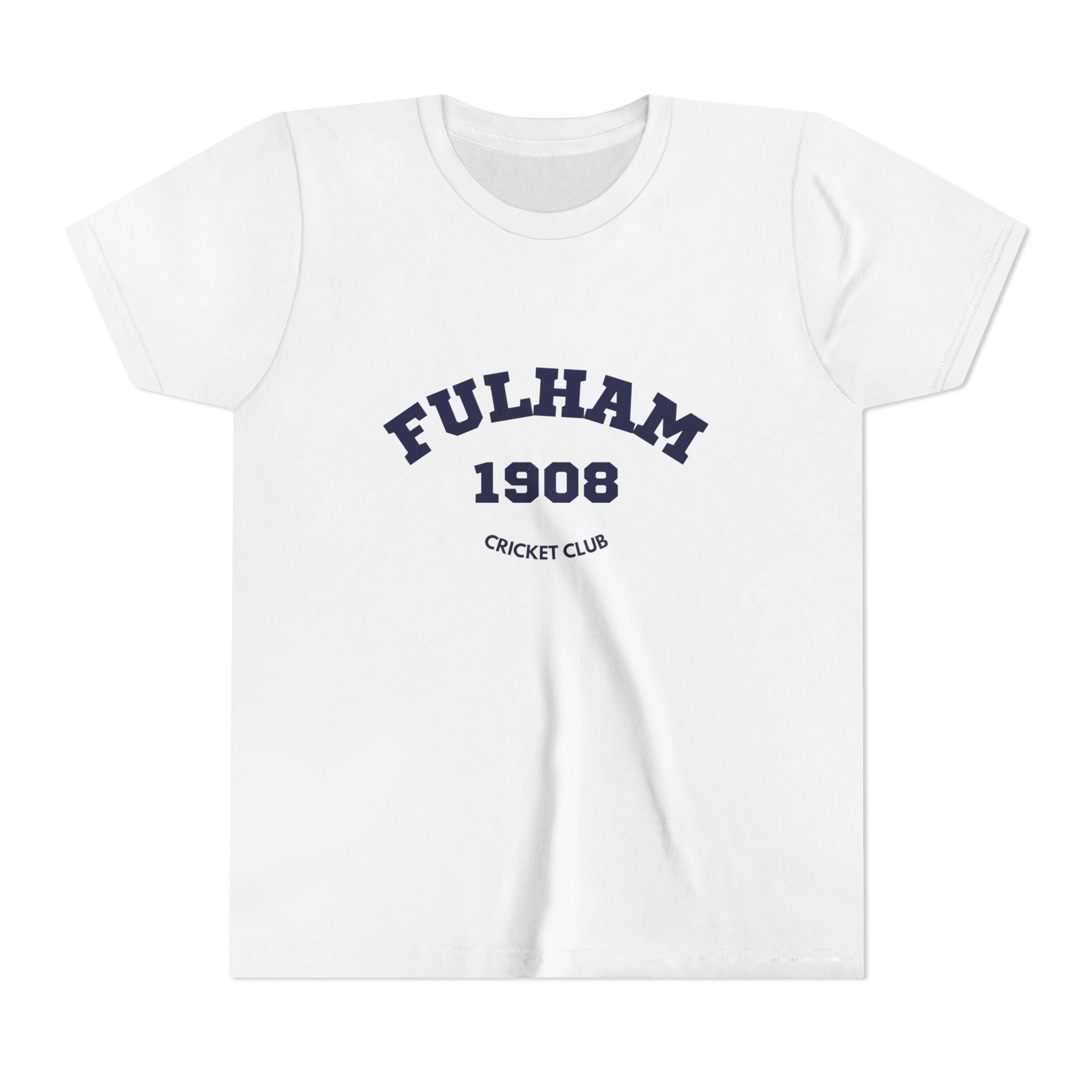 Fulham 1908 Youth Tee — Kids Cricket Club Shirt