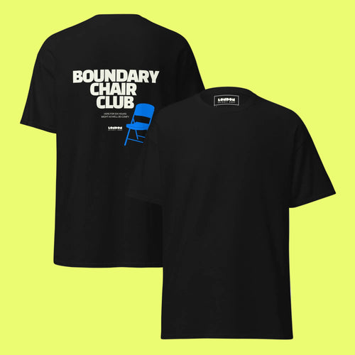 Black t-shirt with 'Igetu Drift' graphic design on a white background